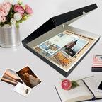 Lineco, Archival Folio Storage Box. Acid-Free, Metal Edge Boxboard, Clamshell - Image 7