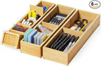 VA1KENE 6PCS Desk Drawer Organizer Tray by VA1KENE