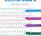 ParKoo Retractable Erasable Gel Pens Clicker, Fine Point, No Need - Image 9
