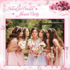 Yexiya 4 Pcs Bridal Shower Gifts Wedding Diamond Pens for Guests