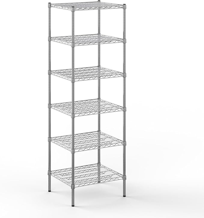 Regal Altair 21" Deep x 24" Wide x 74" Height Wire Shelving Kit | 6-Tier | NSF by Regal+Altair