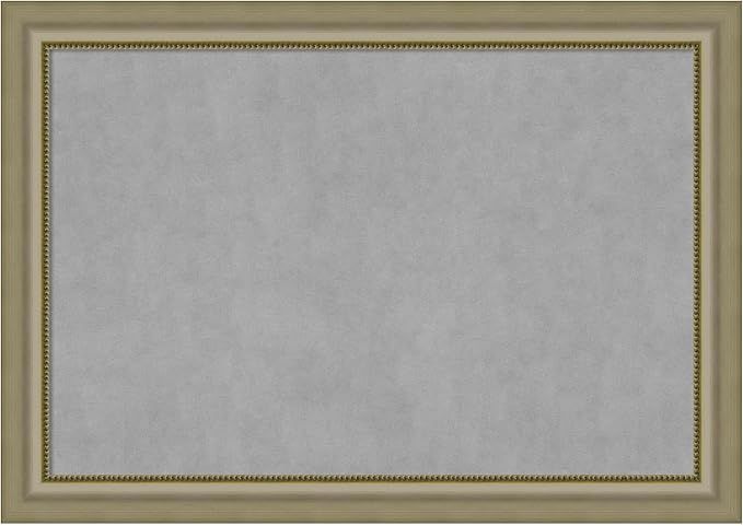 Amanti Art Silver Framed Magnetic Board 29x41 Large Vision Board by AmantiArt