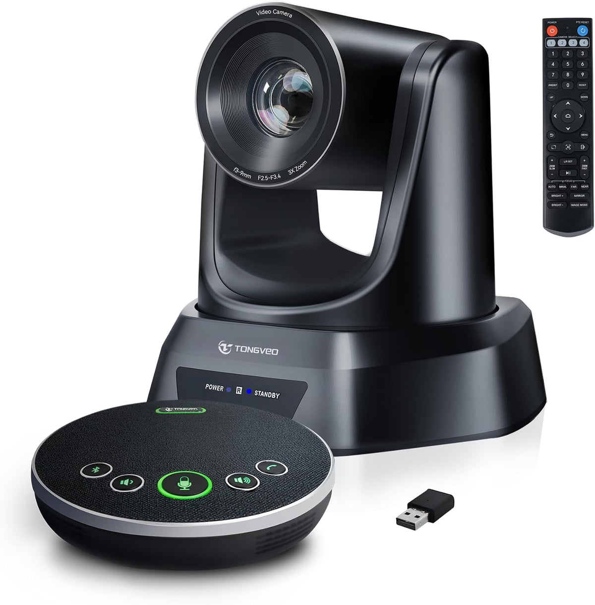 TONGVEO AI Auto-Tracking PTZ Conference Camera System