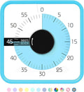TWENTY5 SEVEN Countdown Timer 7.5 inch; 60 Minute 1 Hour Visual Timer – by TWENTY5SEVEN