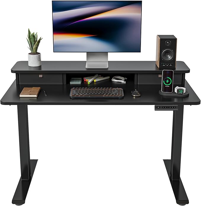 FEZIBO 40 x 24 Inch Height Adjustable Electric Standing Desk by FEZIBO