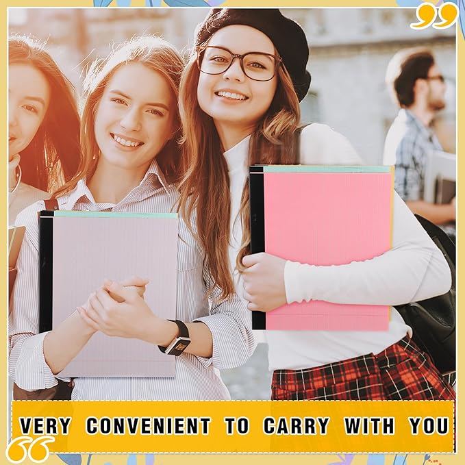 Lincia 12 Pcs 11" x 9.5" Legal Pads College Ruled Notepad Landscape Notebook - Image 5