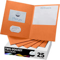 FILE-EZ Two-Pocket Folders, Textured Paper, Letter Size by FILE-EZ