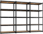 LEVELEVE 5-Tier Storage Shelving Unit, 2020 lbs Capacity, Heavy Duty Adjustable by Enjoyyourlife