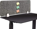 MYOYAY 40''x12'' Privacy Panel Clamp-on Acoustic Desk Divider Freestanding by MYOYAY