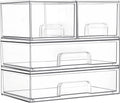 Vtopmart Stackable Storage Drawers Set of 4, Laundry Room Organization