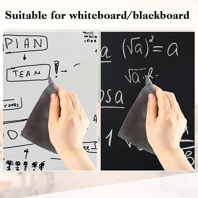 Fanfanwin 8 Pcs Magnetic Microfiber Cleaning Cloth Dry Erasers - Image 4
