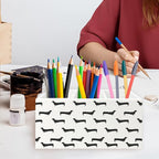 QZQE Black Dachshund Pen Pencil Holder Organizer - Image 2