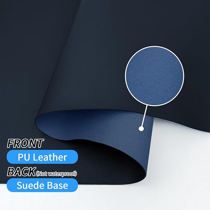 Bloss Dark Blue Desk Mat, Desk Matt - Image 6