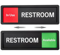 Restroom Sign – In Use/Available Slide Switch Sign ，Premium Durable Acrylic by Unknown