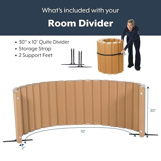 Children’s Factory 30" x 10' Quiet Divider - Image 3