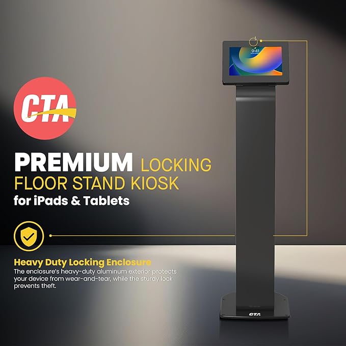 CTA Digital Premium Kiosk Floor Stand - Image 2