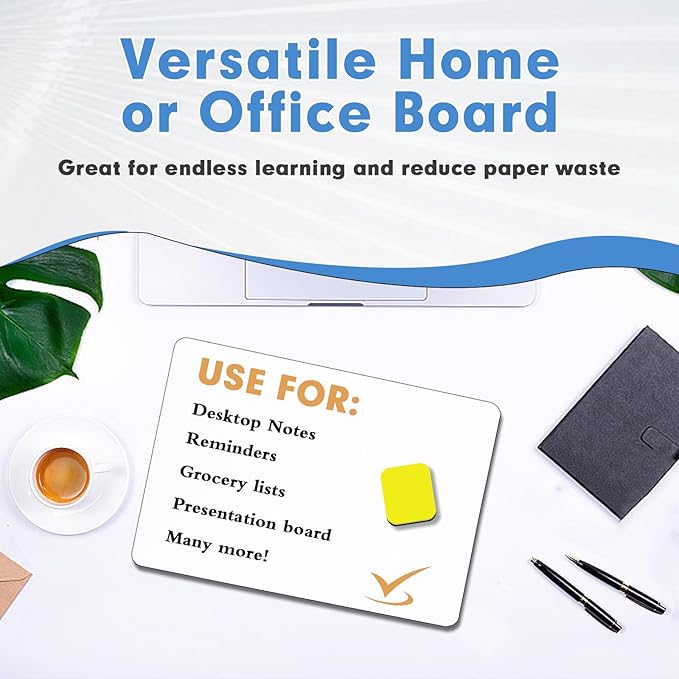 Dry Erase Lapboards, HERKKA 15 Pack Double Sided Small Dry Erase Whiteboards 9 - Image 6