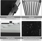 SKYDUE 8 Pockets Accordion File Organizer, Expanding File Folders, Portable - Image 3