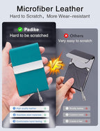Padike Professional Business Card Holder PU Leather Business Card Case Name - Image 3