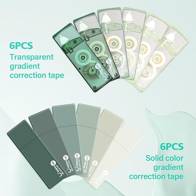 Unjoo White Correction Tape, For school, Office Workers - Image 2