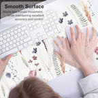 QiyI Large Mouse Pad, Cute Flower Desk Mat - Image 4
