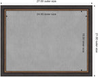Amanti Art Black Framed Magnetic Board 21x27 Medium Vision Board - Image 4