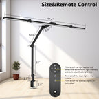 3000 lumen ultra bright architect desk lamp with showing dimensions