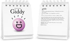 Genuine Fred THE DAILY MOOD Desktop Flipchart - 47 Moods - Helps Identify Emotions & Start Conversation - Fun & Functional Desk Accessories for home or office - Funny Gift for Coworkers - Office Gifts