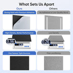 UNECHO 12 Pack 12" X 12" X 0.4" Acoustic Panels - Image 4