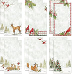 Current Peaceful Forest Holiday Magnetic Notepad Set – Set of 12 Memo Pads by Current