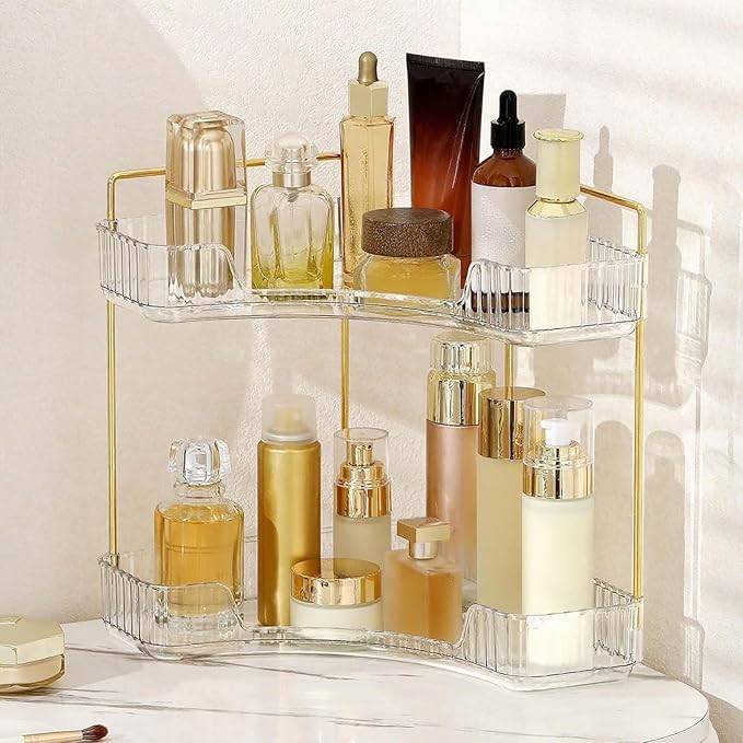 YCIA&DONE Corner Bathroom Counter Organizer, Makeup Organizer - Image 5