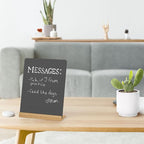 NEWNEWSHOW 8.7x12 Inch Tabletop Chalkboard - Image 4