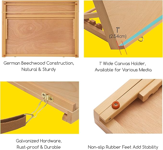 MEEDEN A2 Wooden Tabletop Easel - Image 4