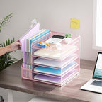 Marbrasse Desk Organizers and Accessories, 5-Tier Paper Letter Tray Organizer - Image 2