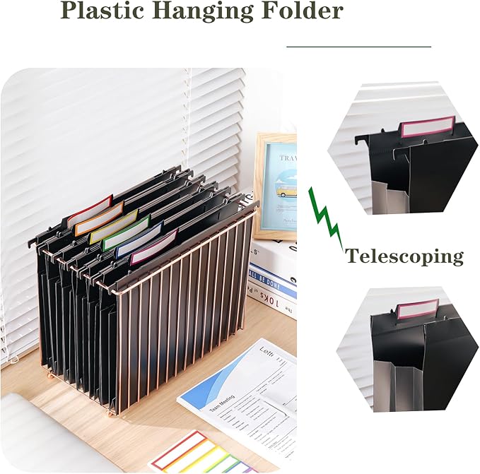 Hanging rose gold file manager, equipped - Image 6