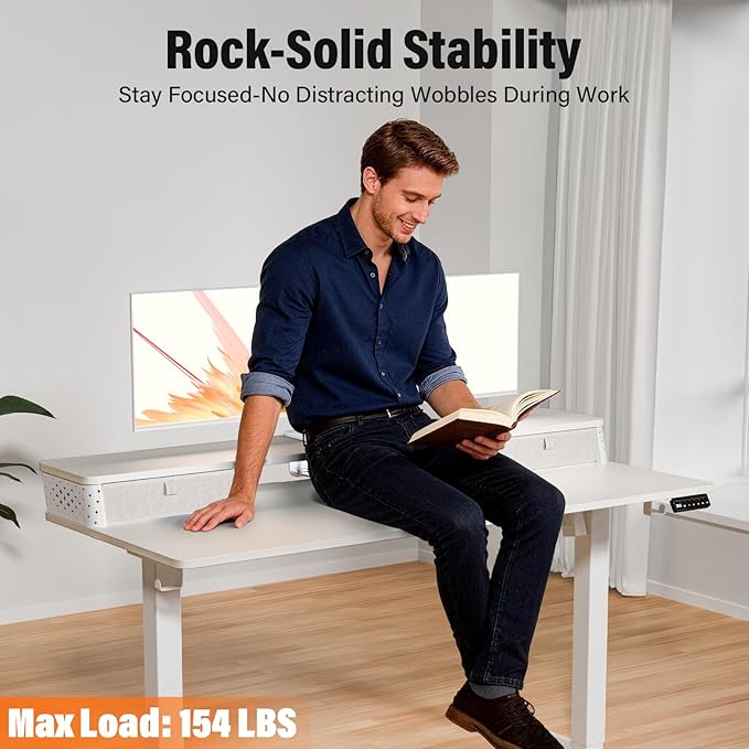 Kingant 55 x 24 Inch Electric Standing Desk - Image 6