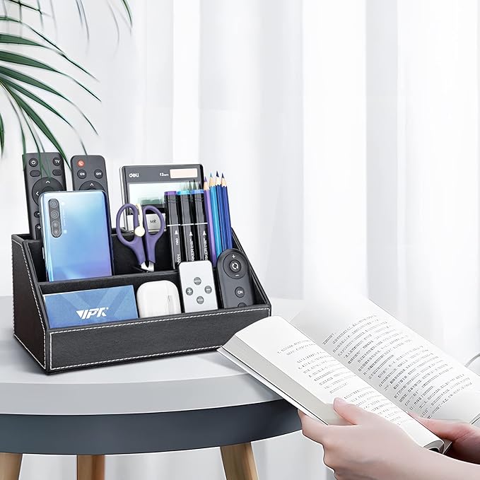 KINGFOM Pu Leather Desk Organizer - Image 7