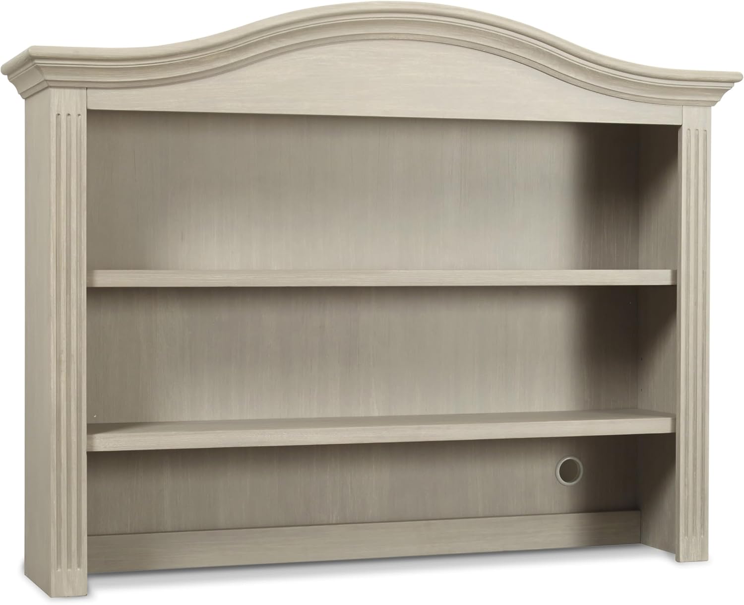Sorelle Universal Hutch for Providence 7 Drawer Double Dresser – Nursery Dresser Topper with Adjustable Shelf