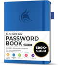 Clever Fox Password Book with alphabetical tabs. Internet Address Organizer by CleverFox