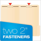 Pendaflex Manila File Folders Legal Size 2 Fasteners | 1/3 Cut Tabs | - Image 2