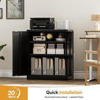TaskStorz Metal Garage Storage Cabinets，Metal File Cabinet - Image 5