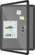 Mifuro 26"x20" Enclosed Bulletin Board, Lockable Weather-Resistant Aluminum by MifuroOfficeProduct