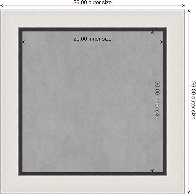 Amanti Art Silver Framed Magnetic Board 26x26 Medium Vision Board - Image 2