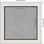Amanti Art Silver Framed Magnetic Board 26x26 Medium Vision Board - Image 2