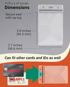 Clear ID Holder for Lanyard - Image 5