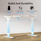 BIZUM Dual Motor Electric Standing Desk Frame - Image 4