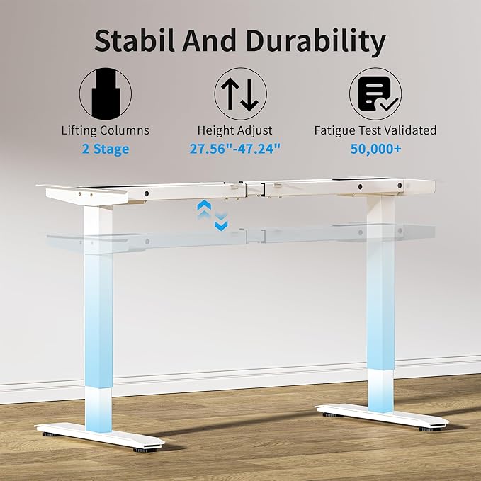 BIZUM Dual Motor Electric Standing Desk Frame - Image 4