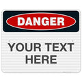 Custom Danger Sign, OSHA Sign, 24x30 Inches, 3M EGP Reflective .080 Aluminum by SigoSigns