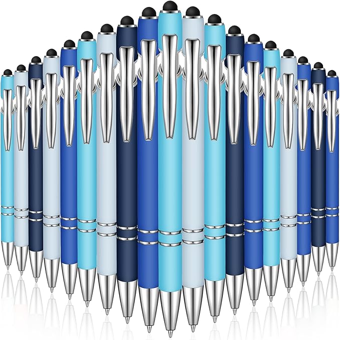 Zonon 38 Pieces Rubberized Ballpoint Pen by Zonon
