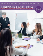 7pcs Small Legal Pads 5x8 Note Pads Purple Notepad College Ruled Notepad 5x8 - Image 6